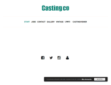 Tablet Screenshot of castingco.net